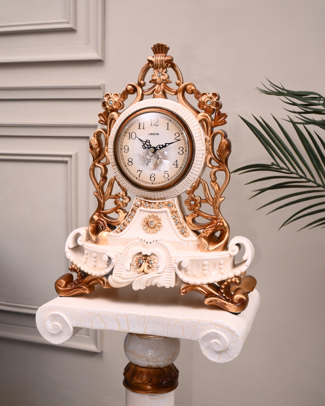 Regal Roman Pedestal Clock
