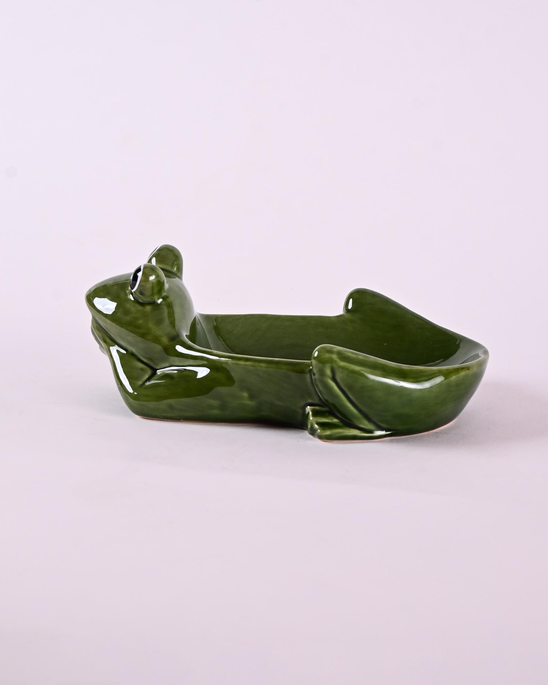 Frog Delight Ceramic Decorative Bowl