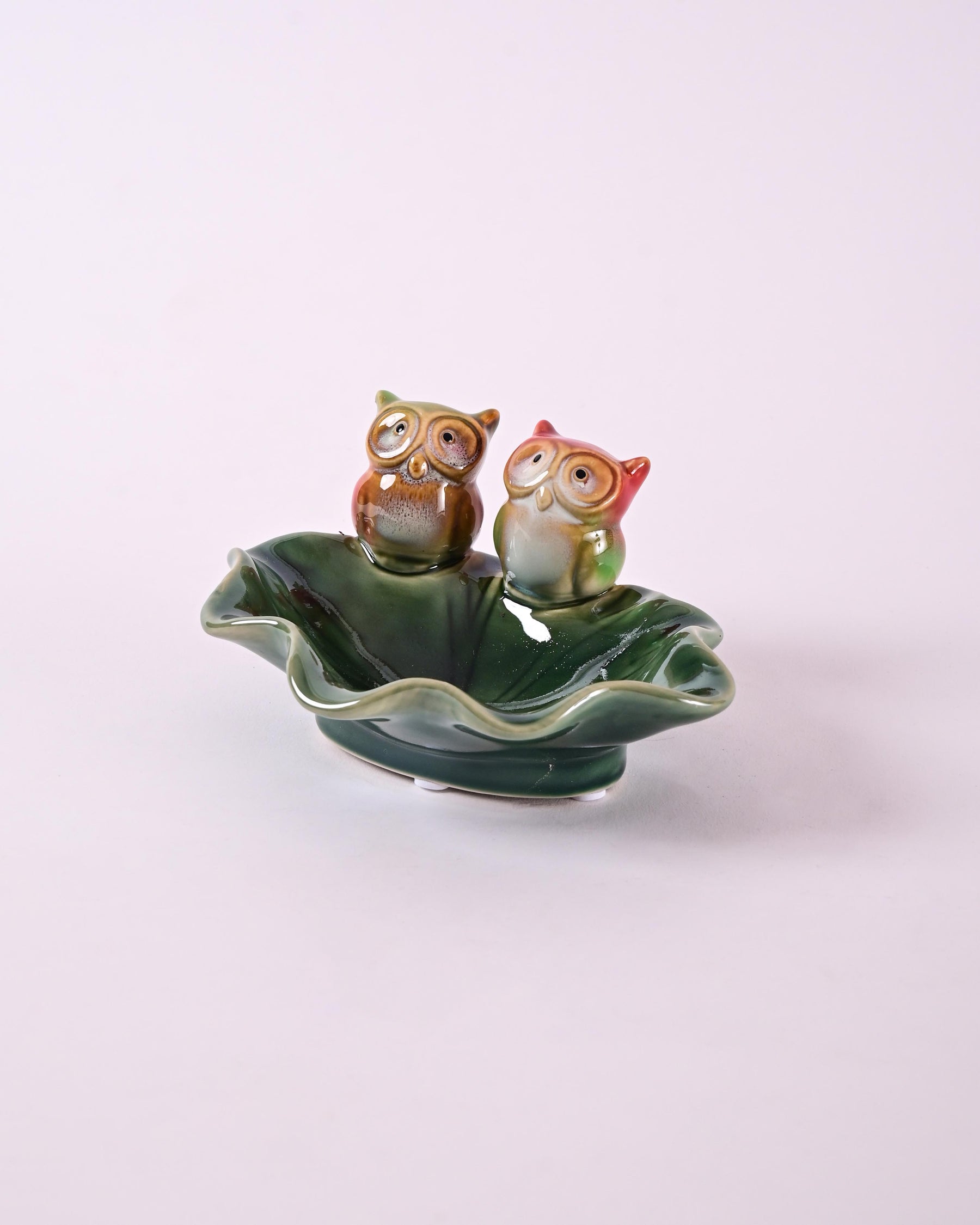 Duo Owl Leaf Mini Platter