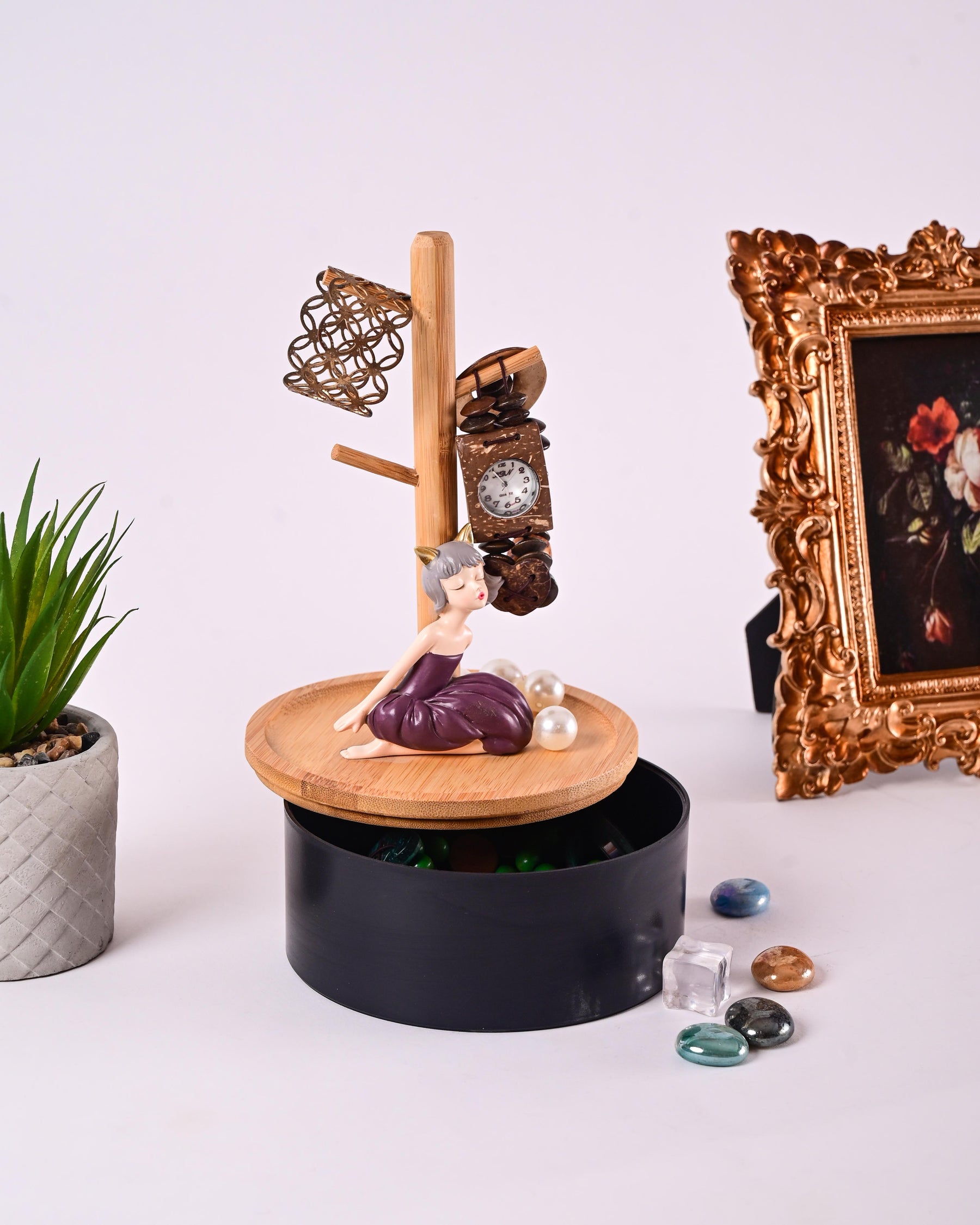 Tree Branch Jewellery Holder -Black