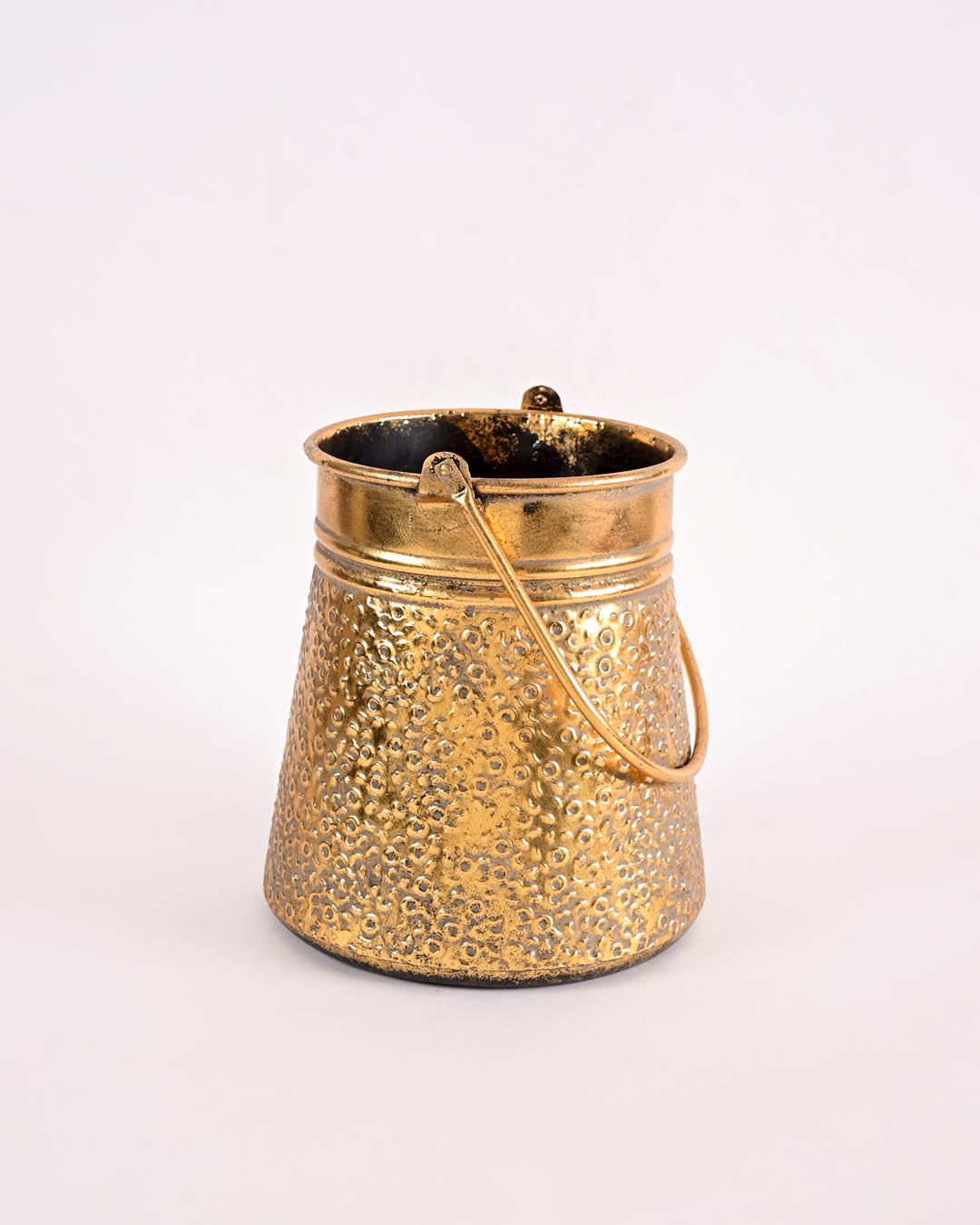 Rustic Hanging Bucket Planter - Large