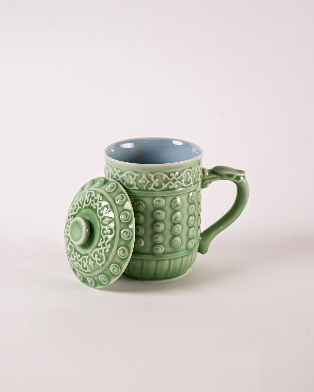 Oriental Harmony Mug - Celadon Green