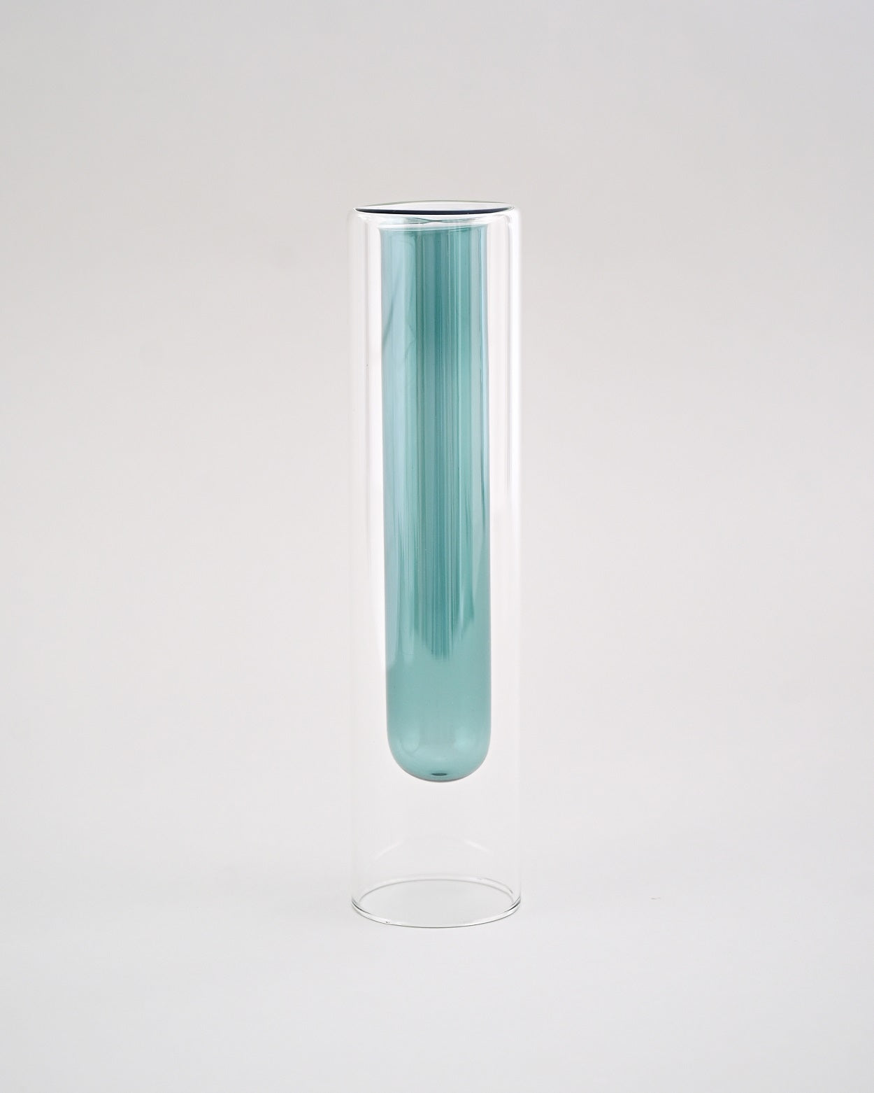 Leonora Double Wall Glass Vase
