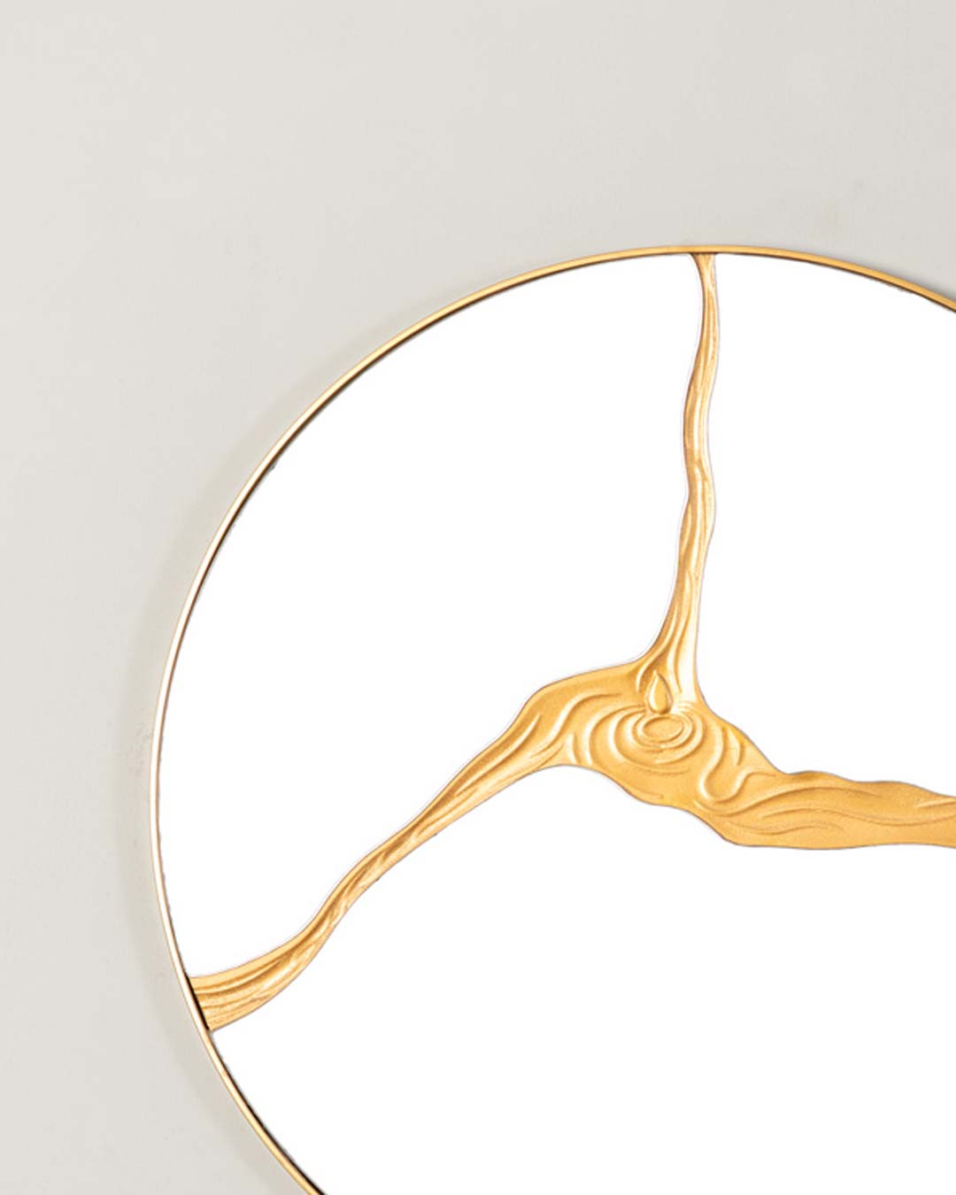 Kintsugi Round Mirror - The Decor Kart