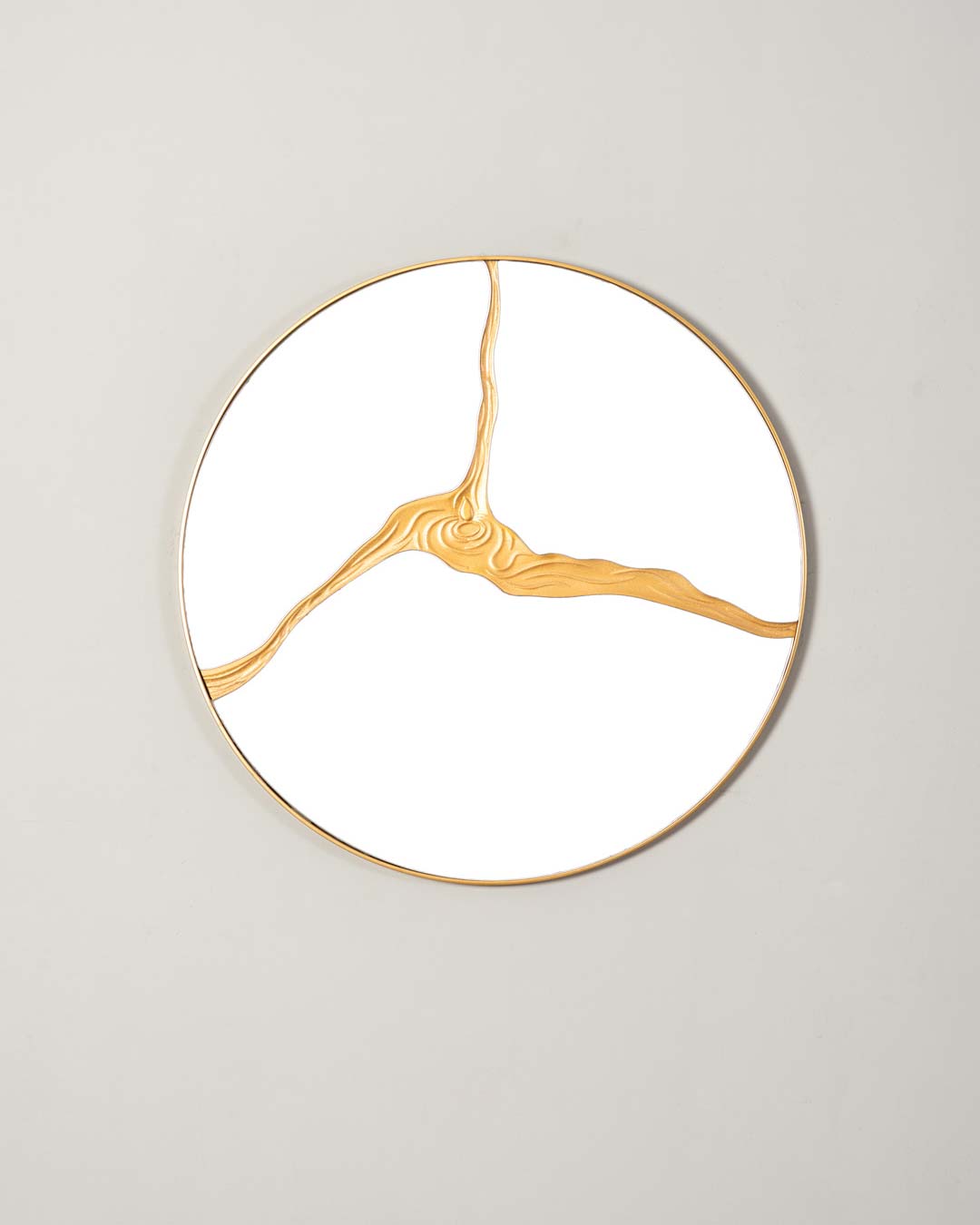 Kintsugi Round Mirror - The Decor Kart