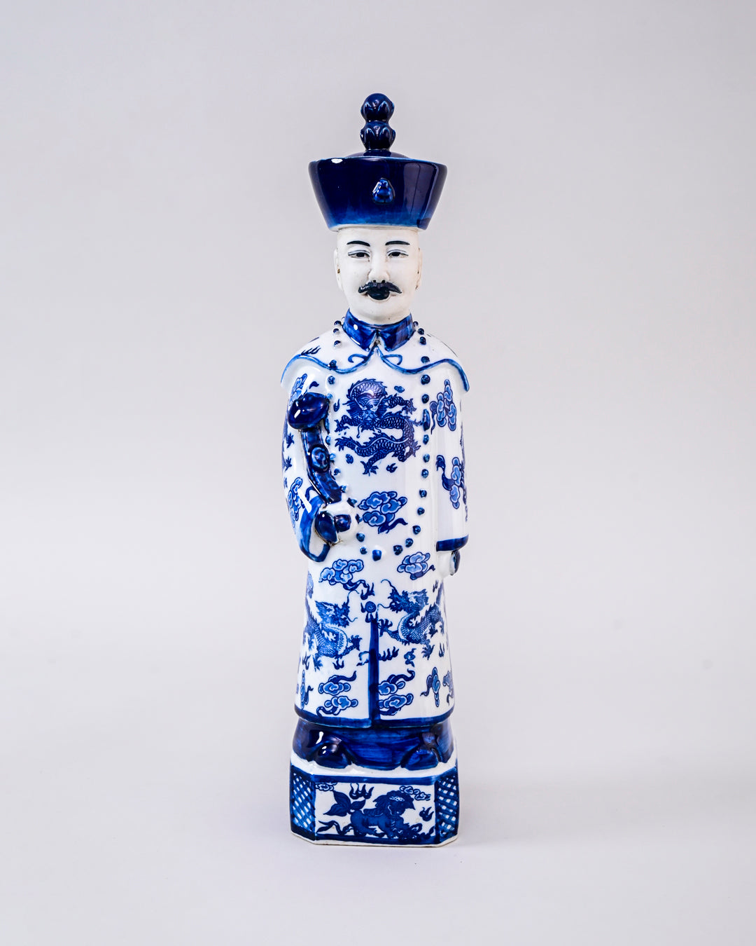 'The Qing Emperors' Porcelain Sculptures - Set of 3