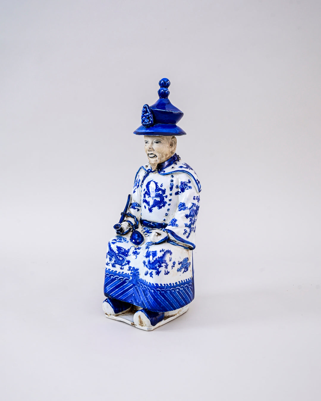'The Qing Emperors' Porcelain Sculptures - Set of 3