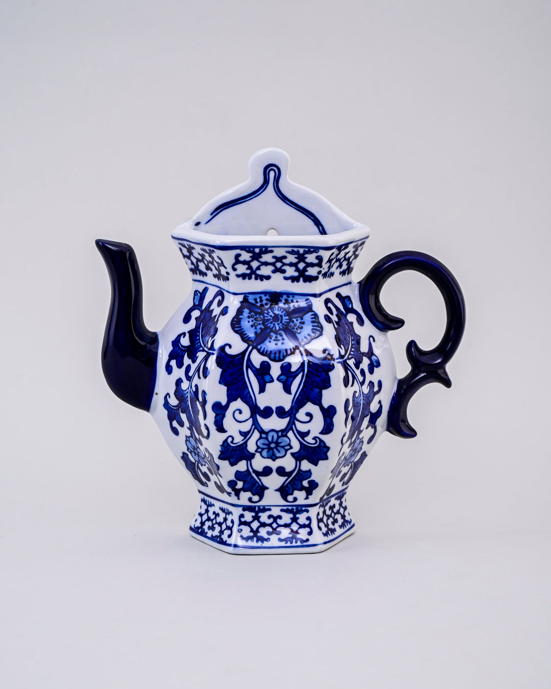 Rendezvous with Blue - Wall Mounted Planter Kettle