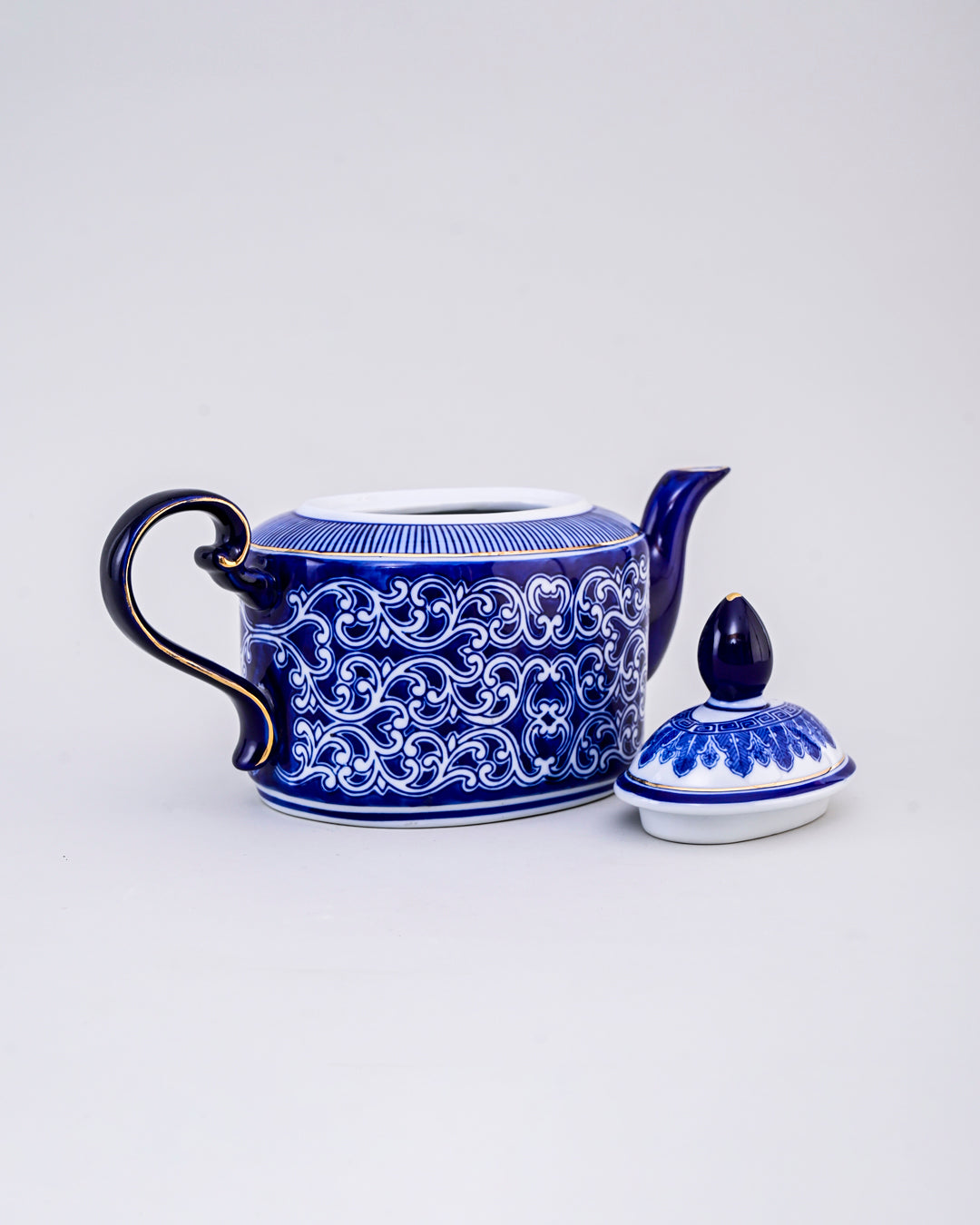 Classic Blossom Ceramic Tea Kettle