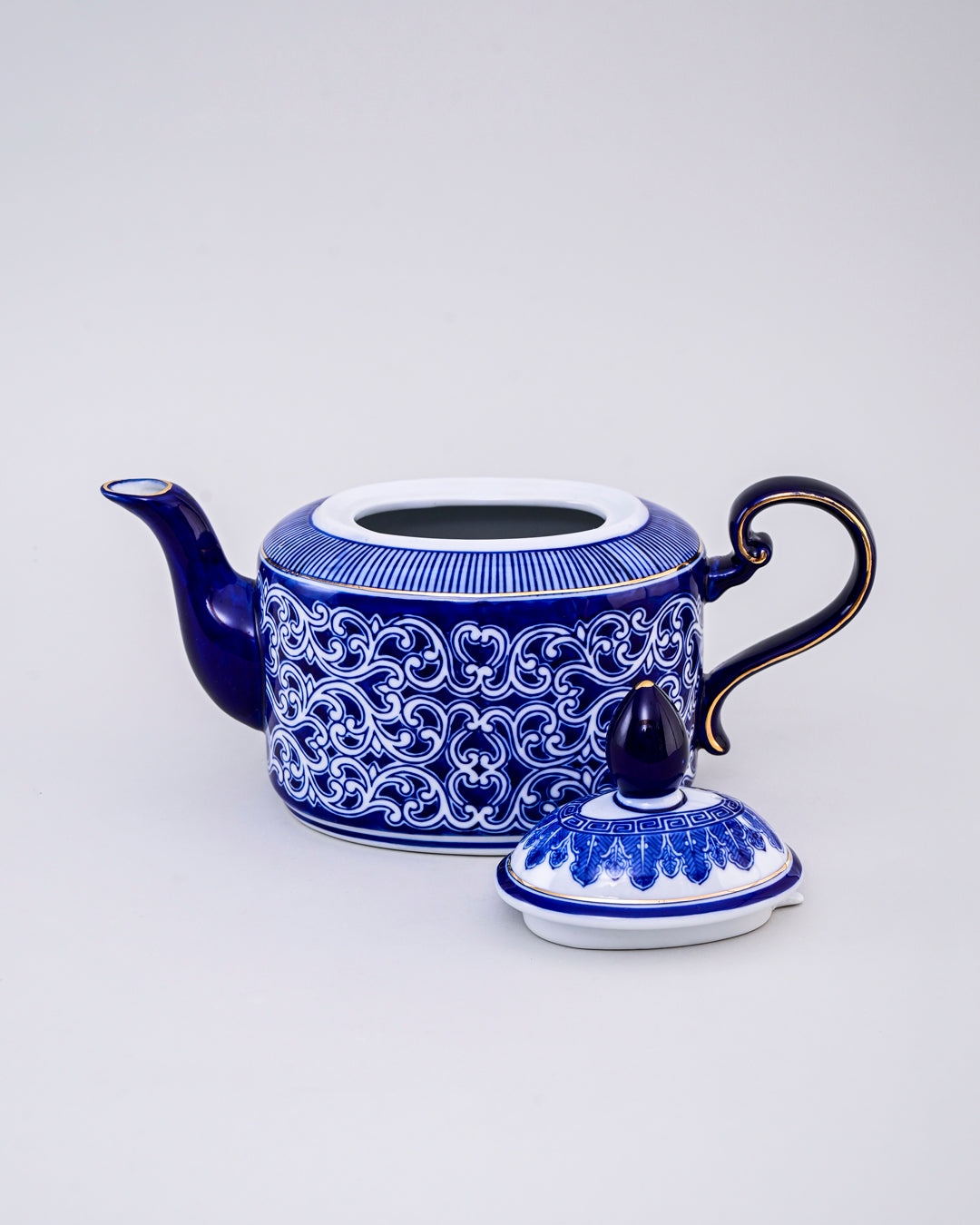 Classic Blossom Ceramic Tea Kettle