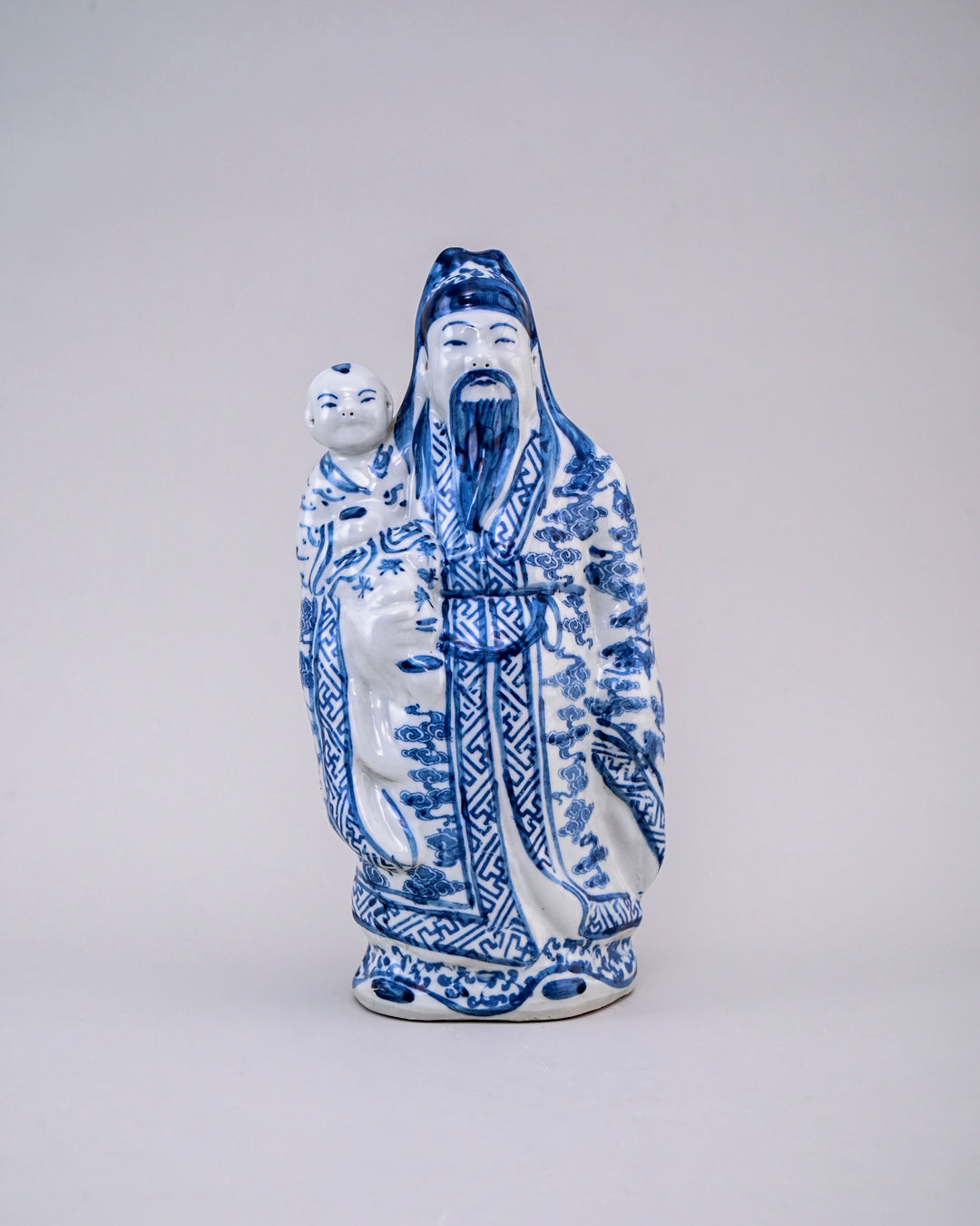 'The Three Star Gods' Porcelain Sculptures Small - Set of 3