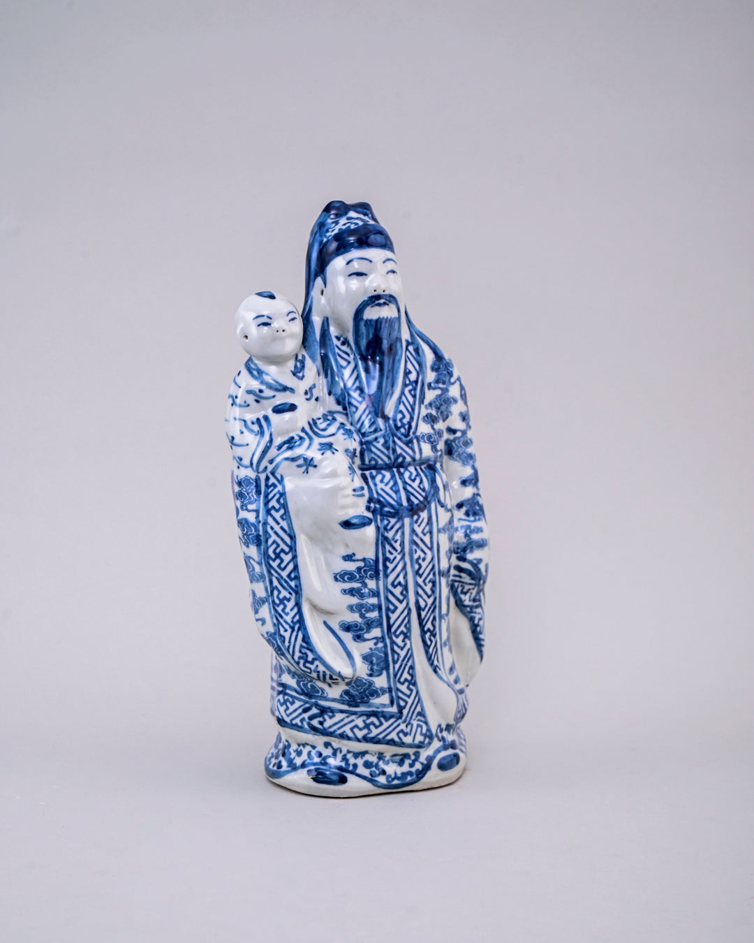 'The Three Star Gods' Porcelain Sculptures 32 cm - Set of 3