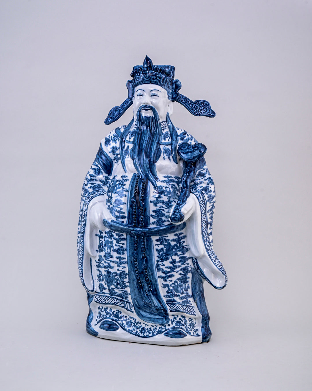 'The Three Star Gods' Porcelain Sculptures Large - Set of 3