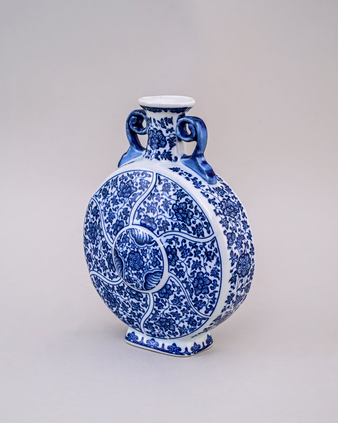 Blue and White Moon Vase