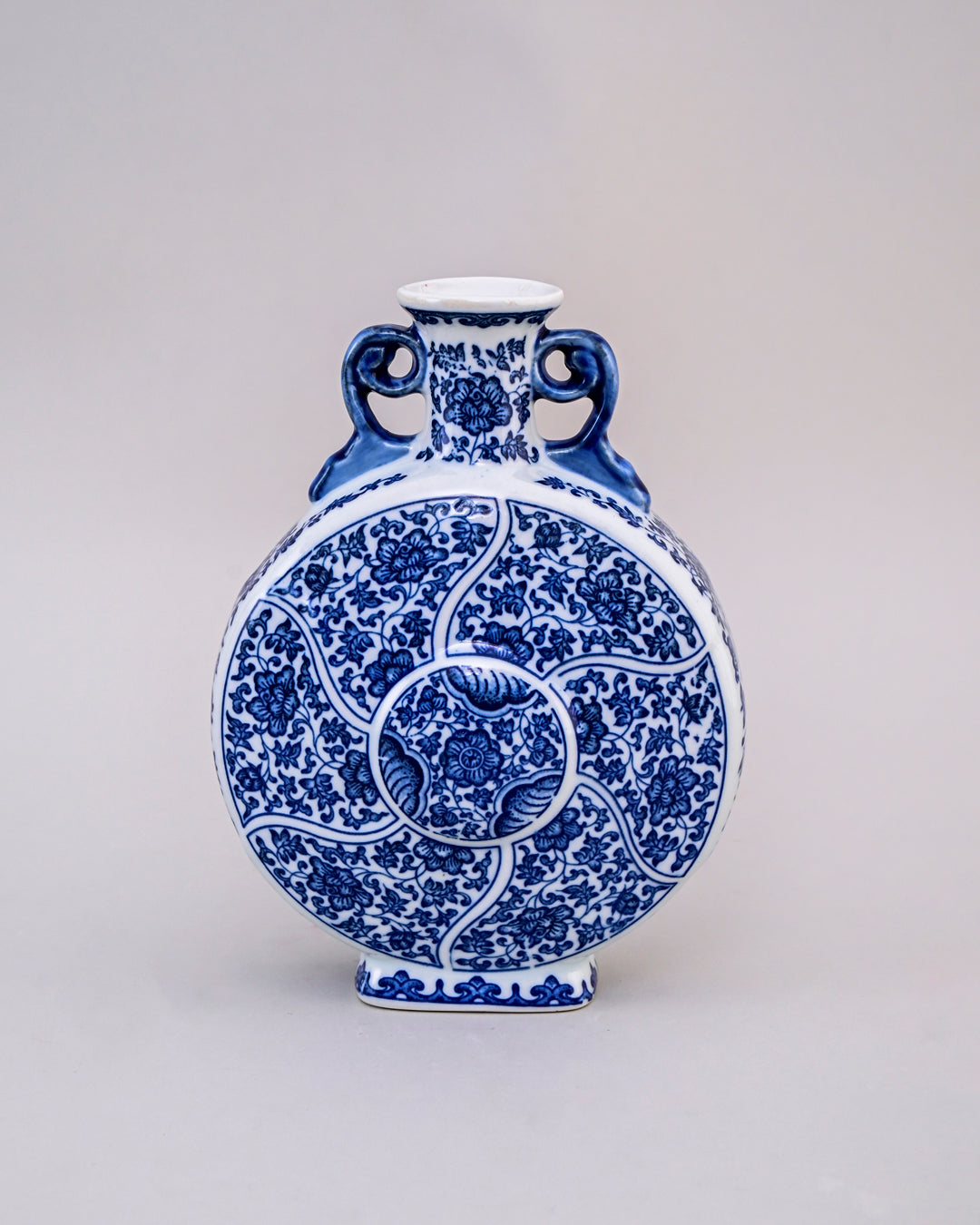 Blue and White Moon Vase