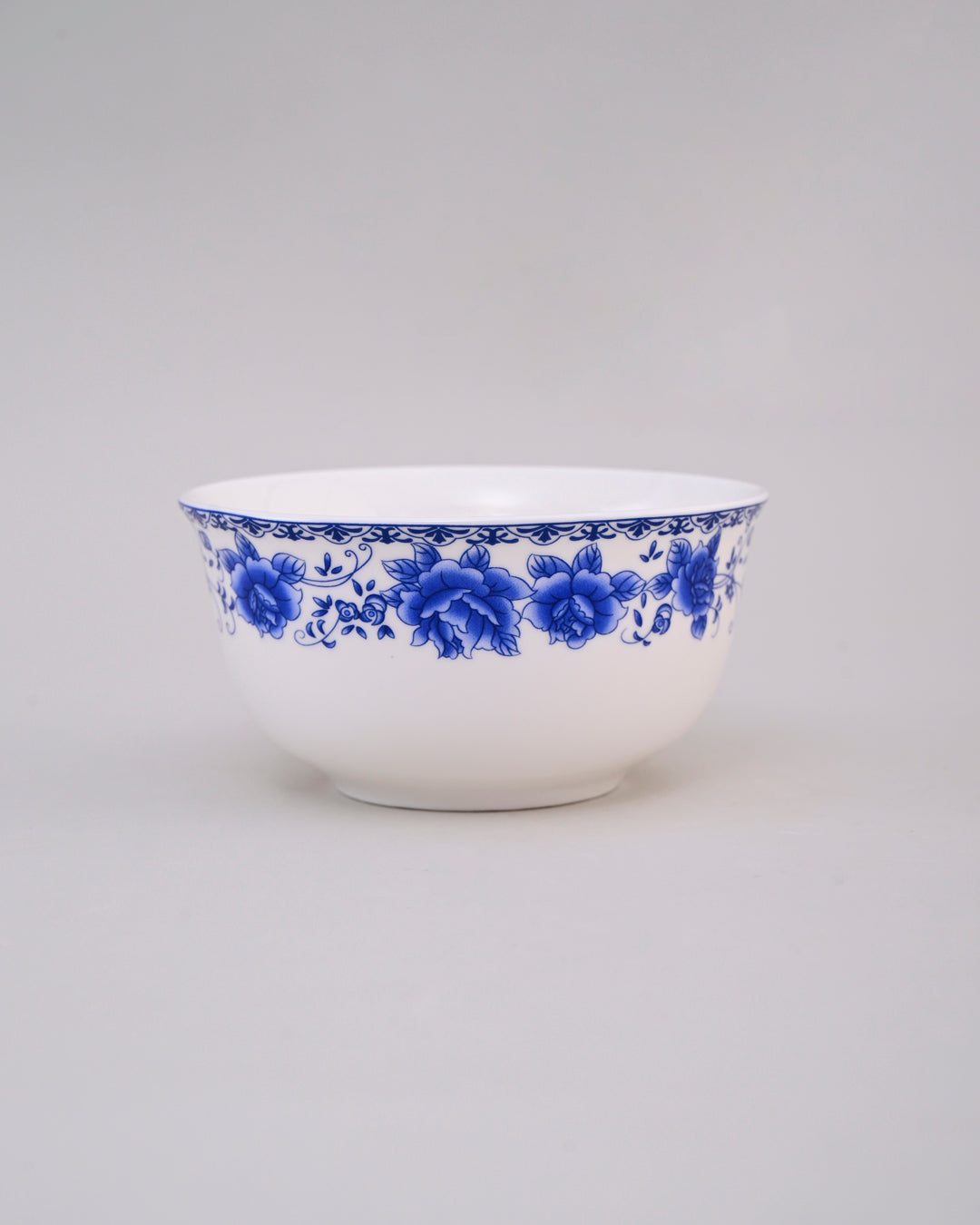 Blue & White Rose Motif Bowl