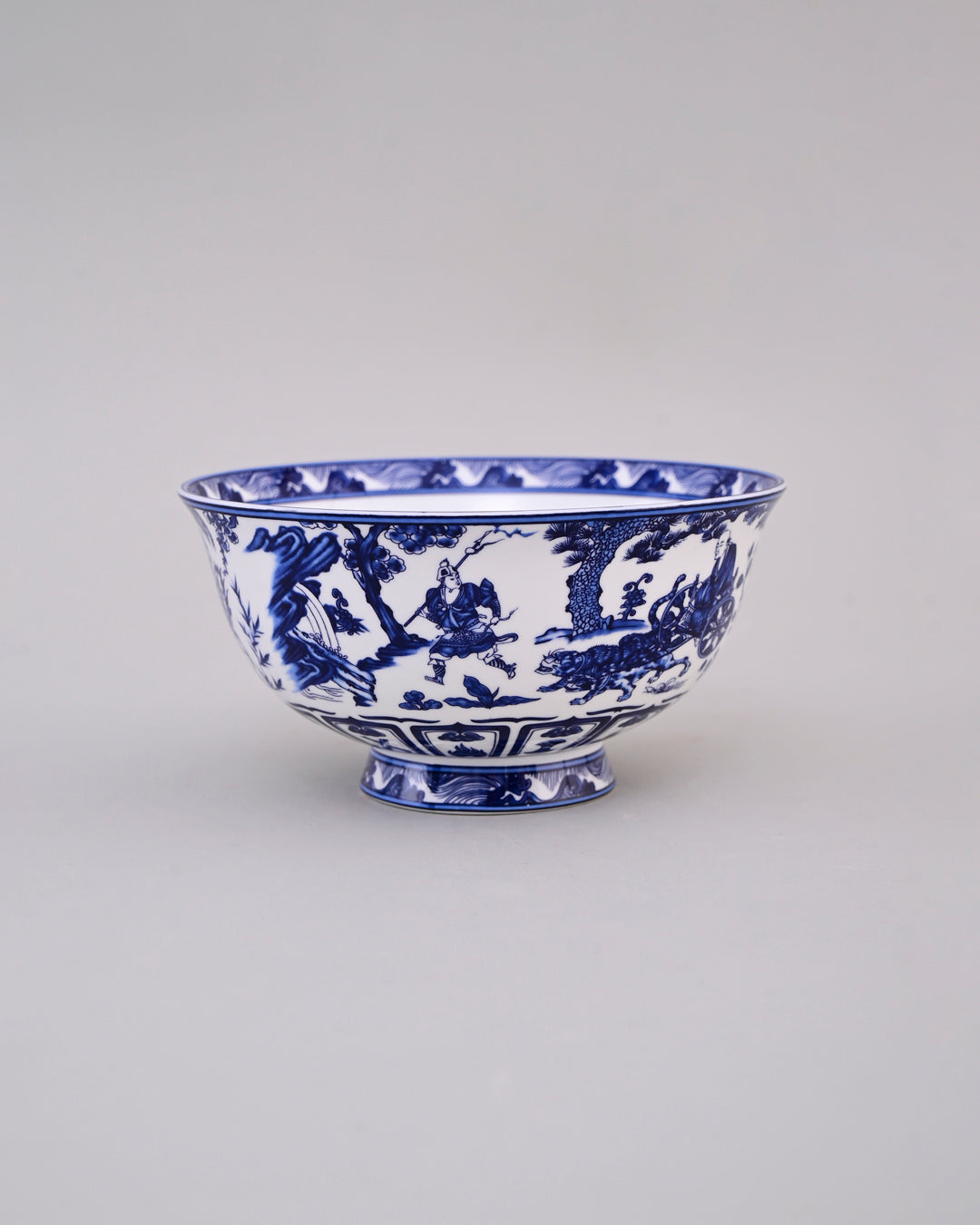 Blue & White Footed Bone China Katori