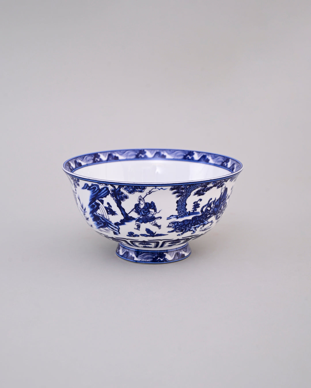 Blue & White Footed Bone China Katori