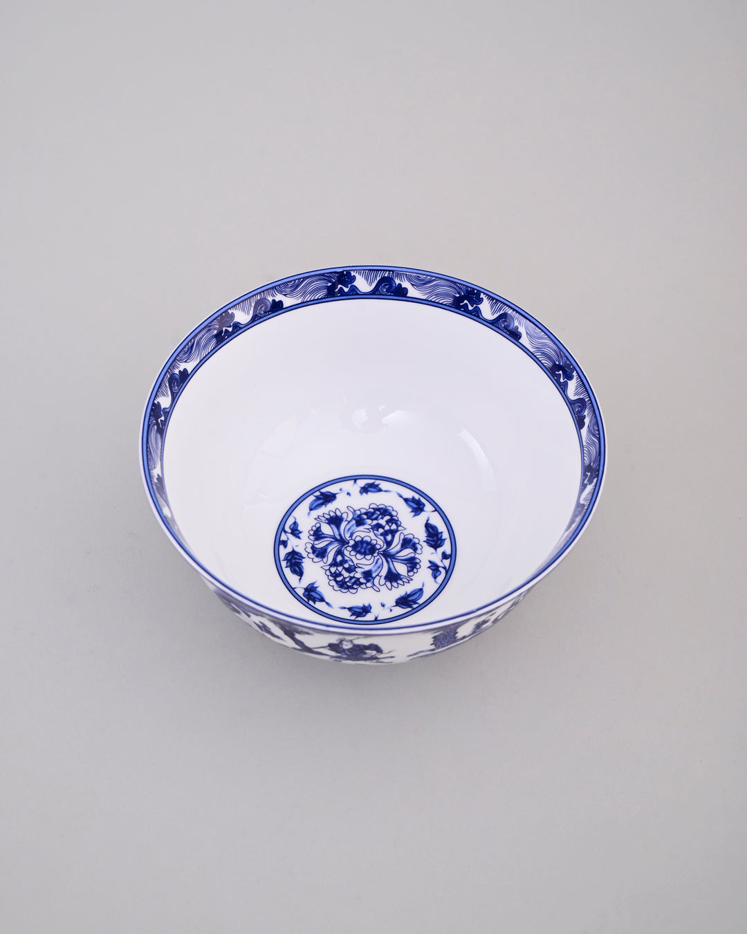 Blue & White Footed Bone China Katori