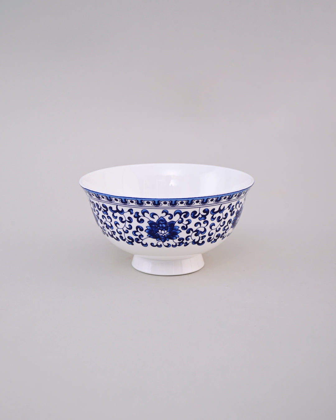 Blue Baroque Ceramic Katori - Set Of 6