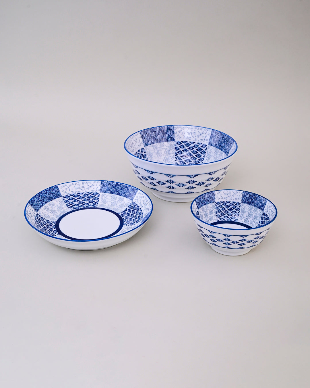 Midnight Mosaic Ceramic Pasta Plate