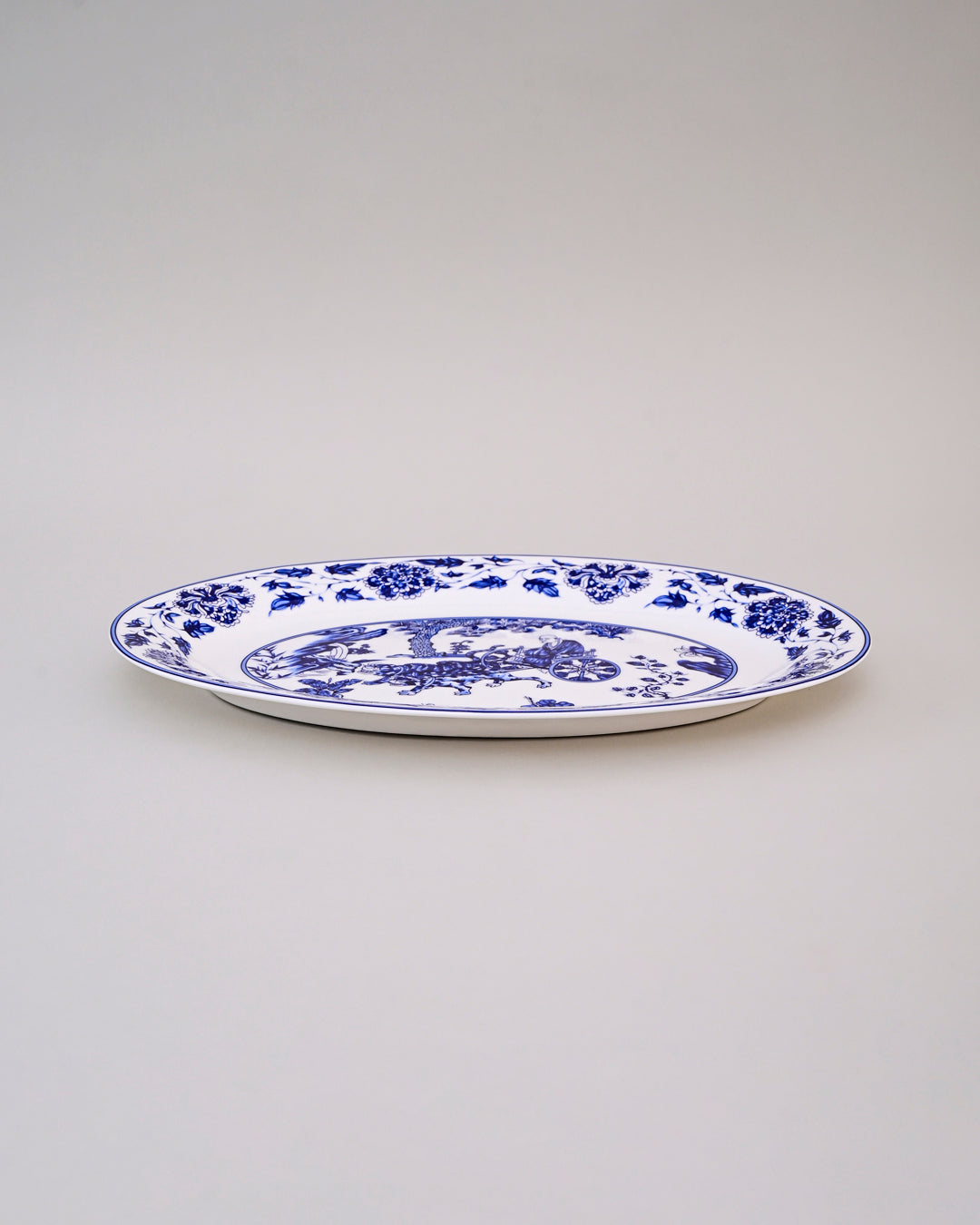 Blue & White Willow Bone China Platter