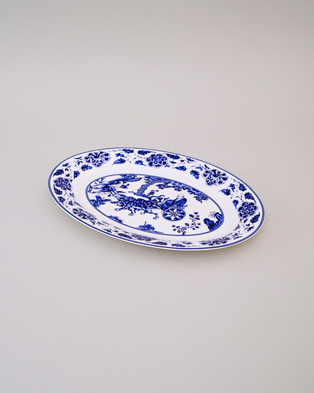 Blue & White Willow Bone China Platter
