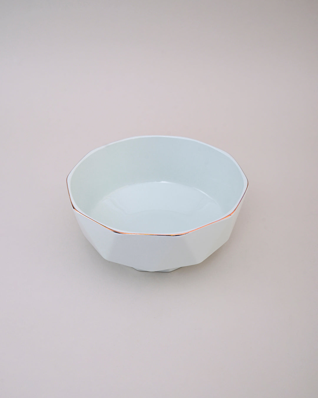 Crystal Cut Golden Edge Ceramic Katori