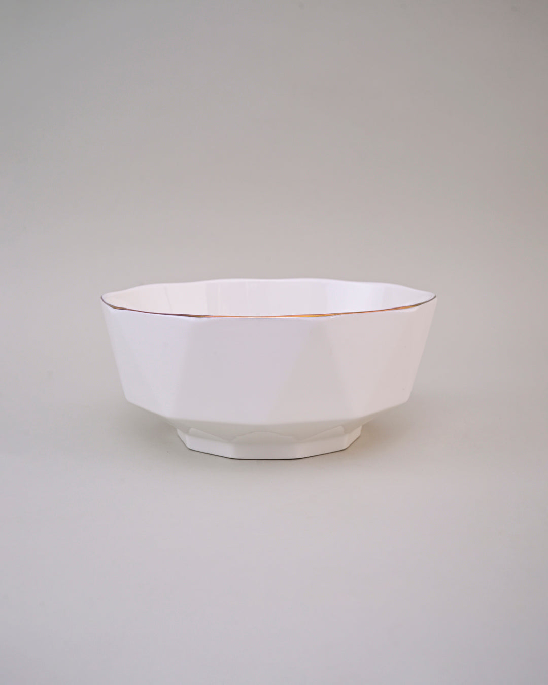 Crystal Cut Geometric Ceramic Katori