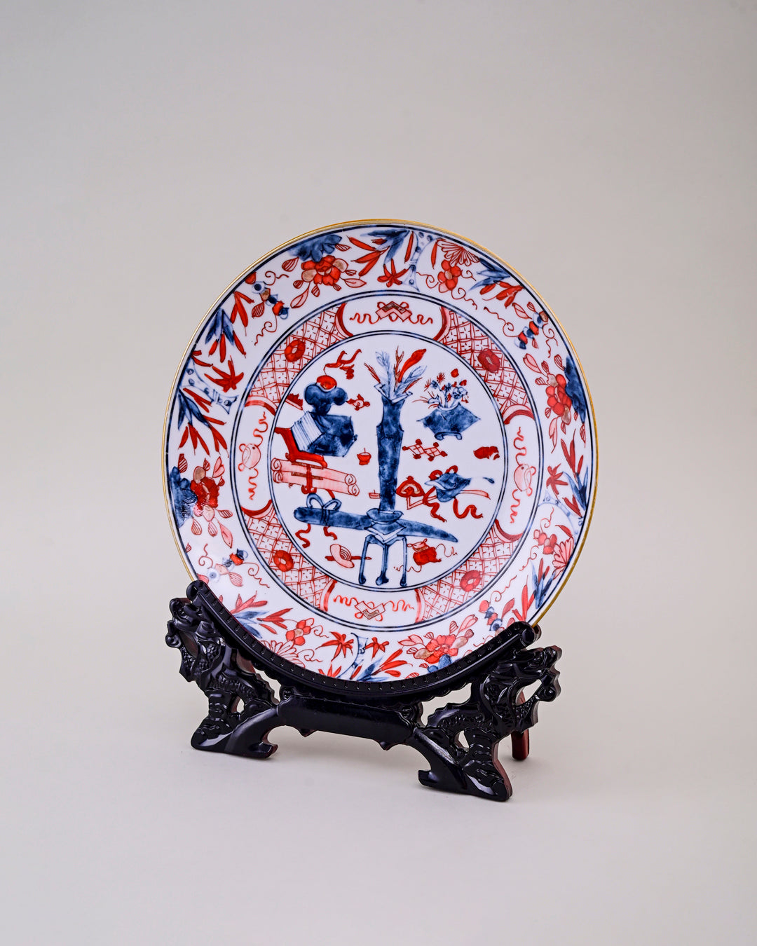 Oriental Imari Garden Decorative Plate - 10"