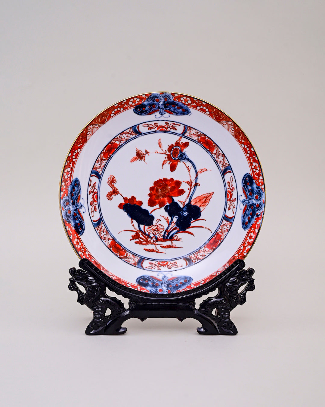 Oriental Imari Garden Decorative Plate - 26 cm