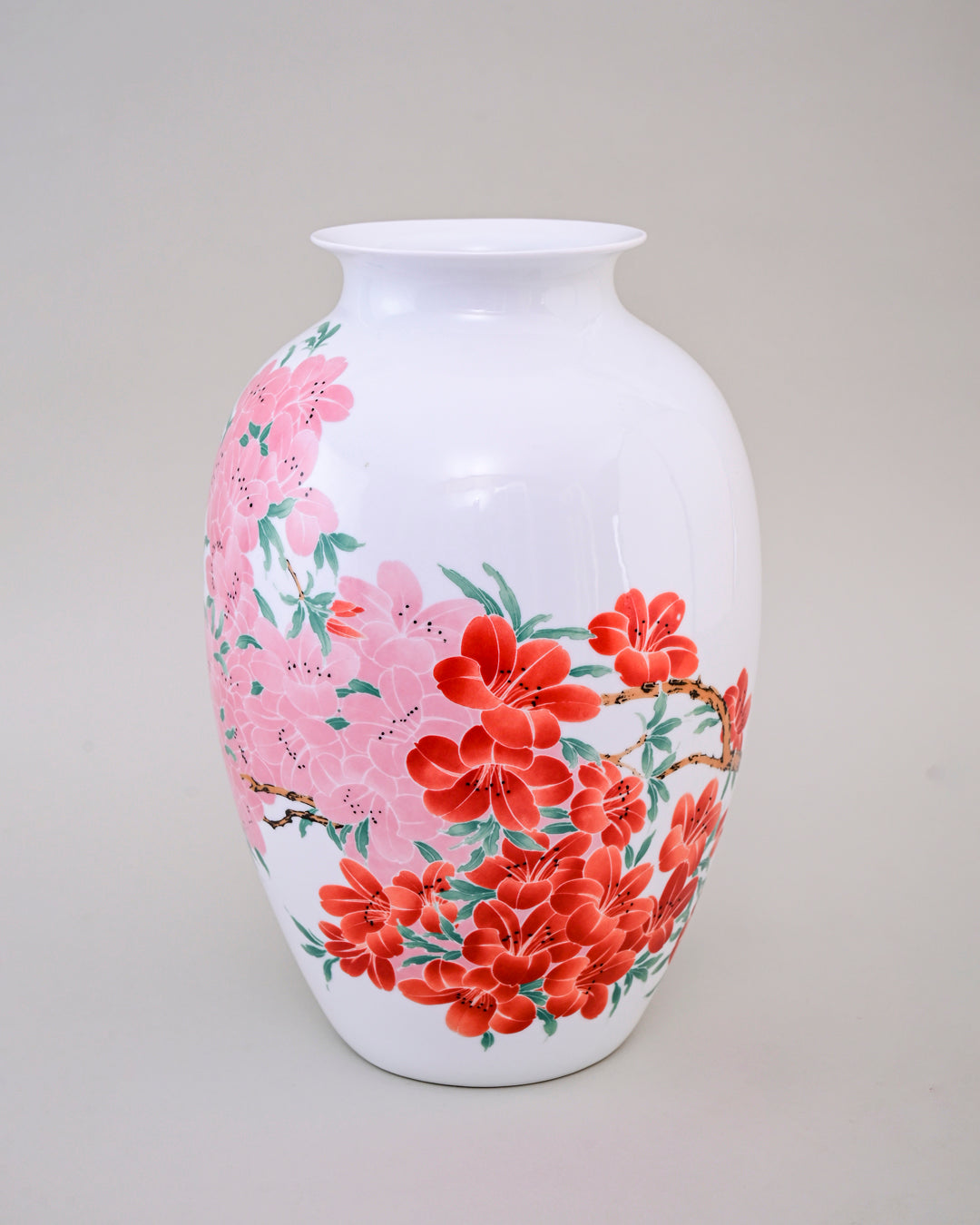 Fencai Blossom Bone China Vase