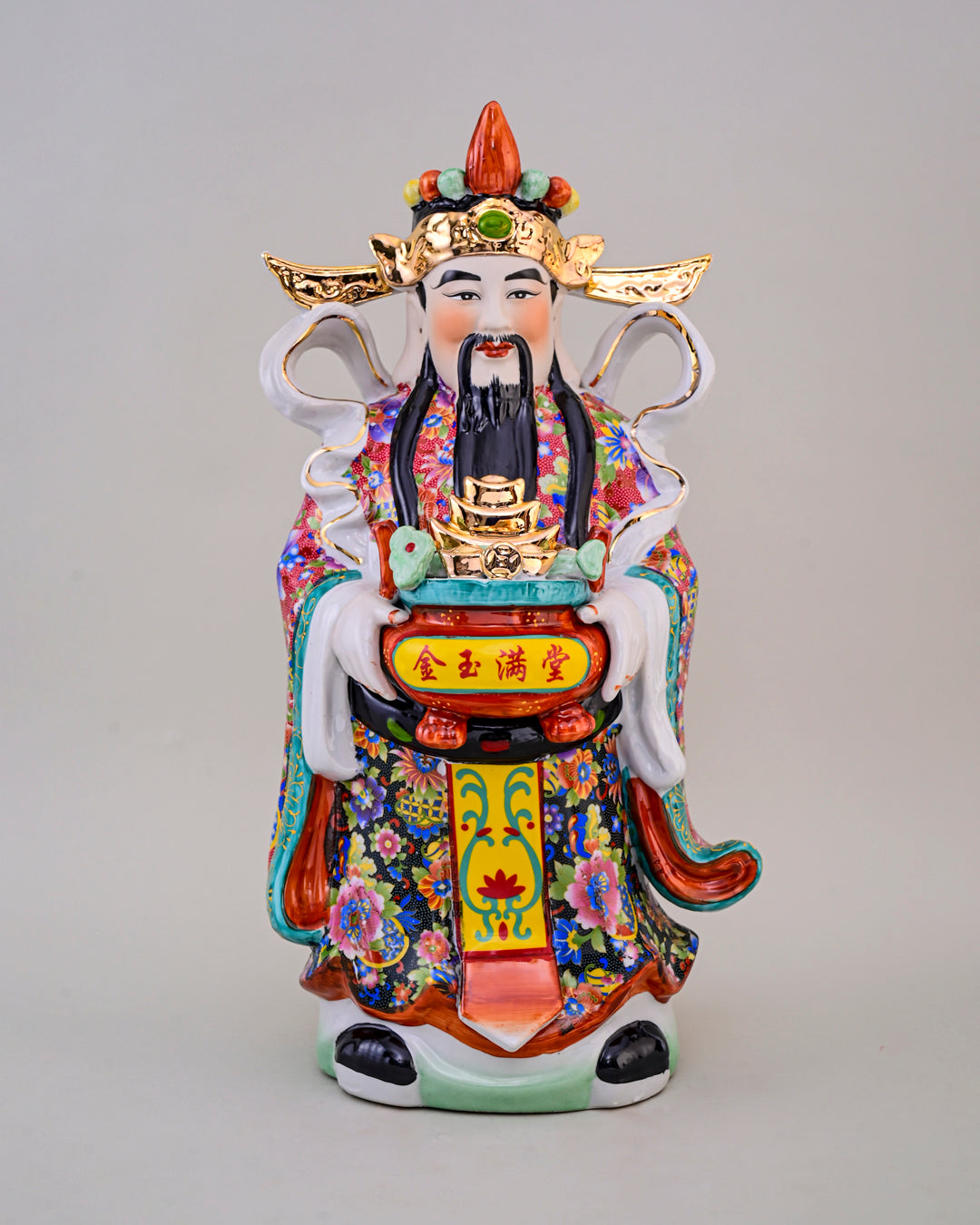 'The Three Star Gods' Porcelain Sculptures, Set of 3 - Medium