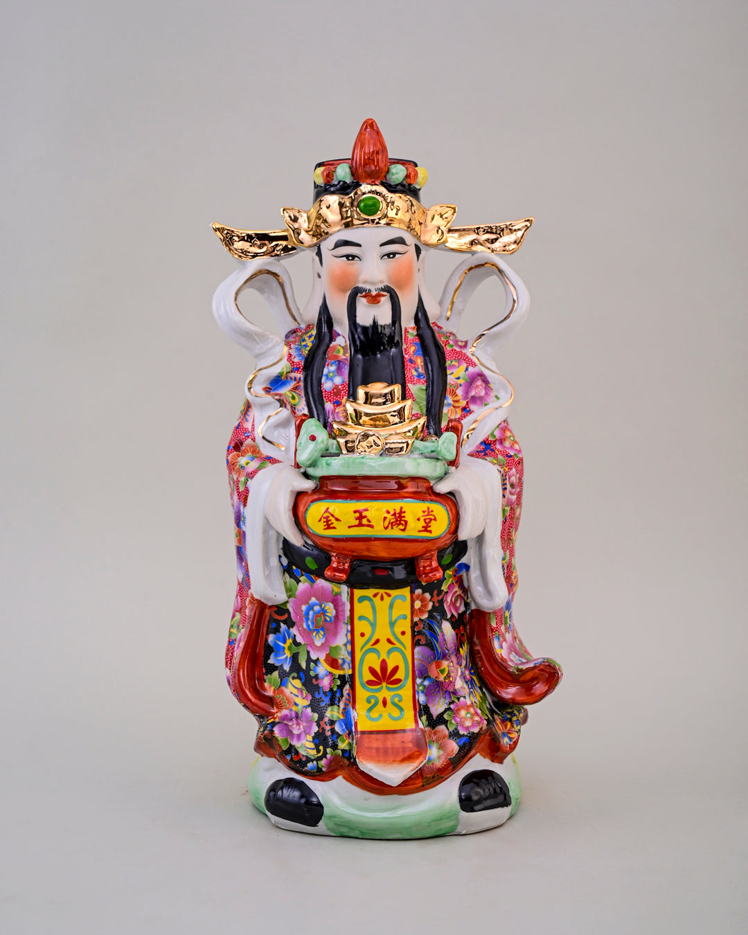 'The Three Star Gods' Porcelain Sculptures, Set of 3 - Large