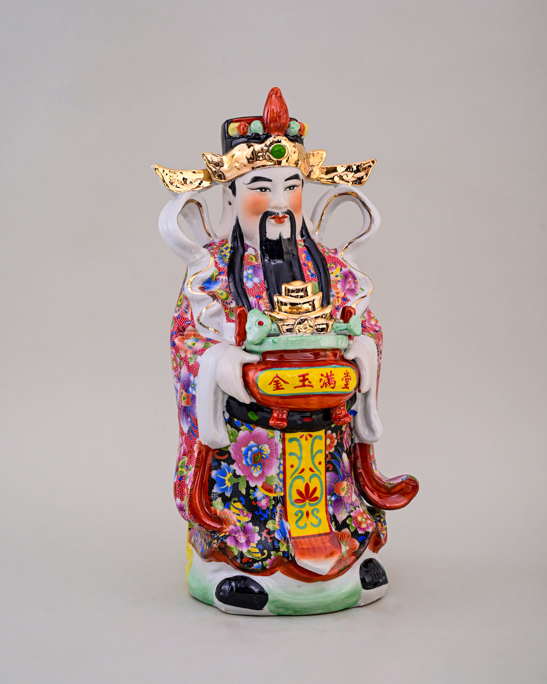 'The Three Star Gods' Porcelain Sculptures, Set of 3 - Large