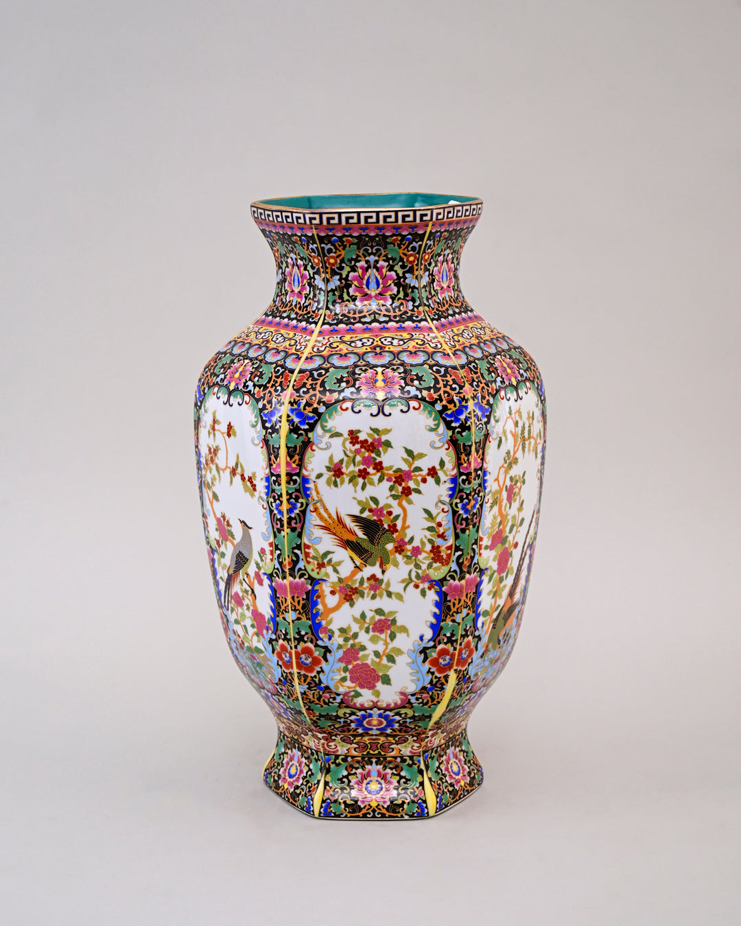 Royal Floral Harmony Cloisonne Vase