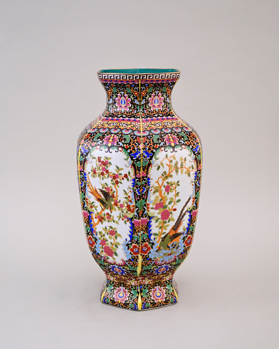 Royal Floral Harmony Cloisonne Vase