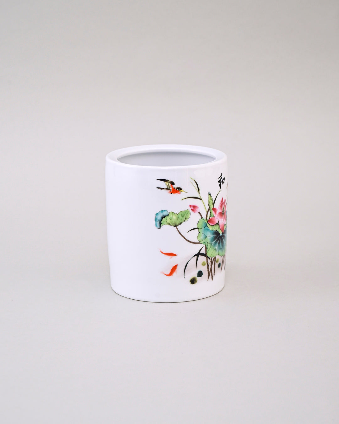 Lotus Harmony Ceramic Planter