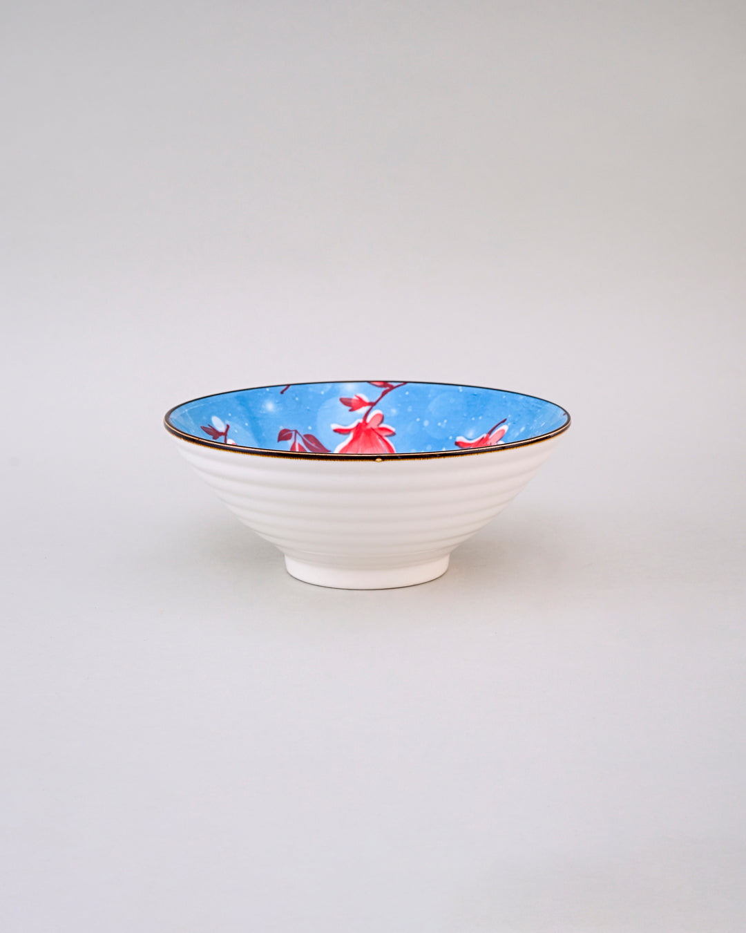 Scarlet Blossom Serving Bowl