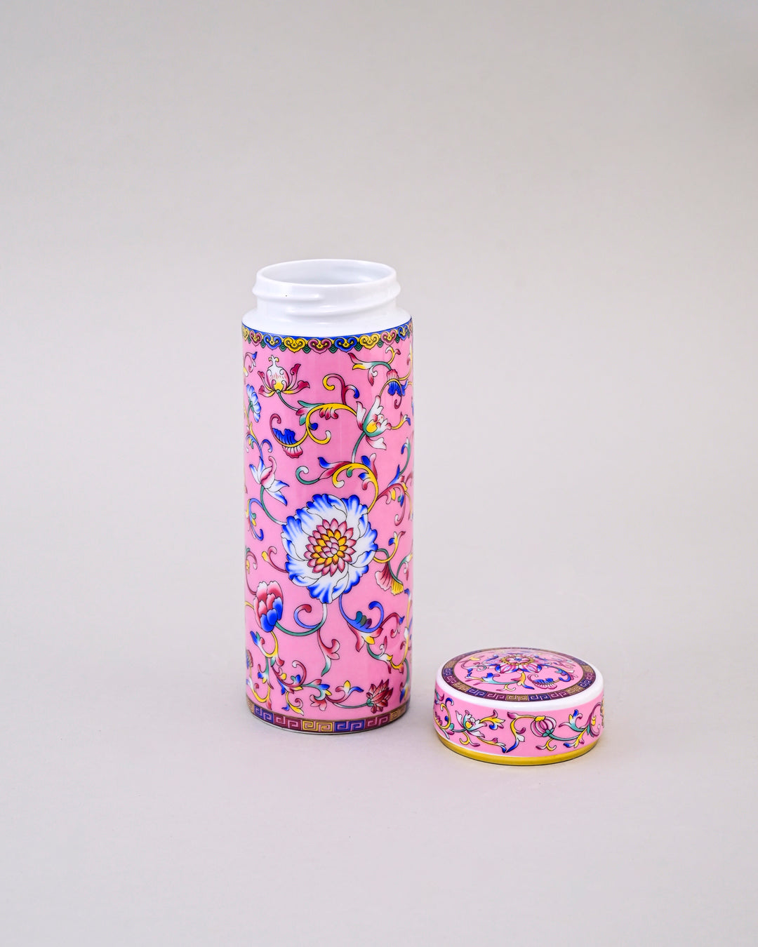 Ceramic Travel Flask - Pink