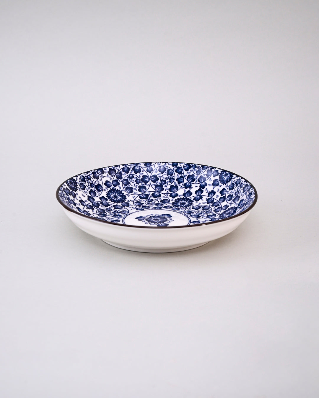 Indigo Blossom Harmony Pasta Bowl - Set Of 4