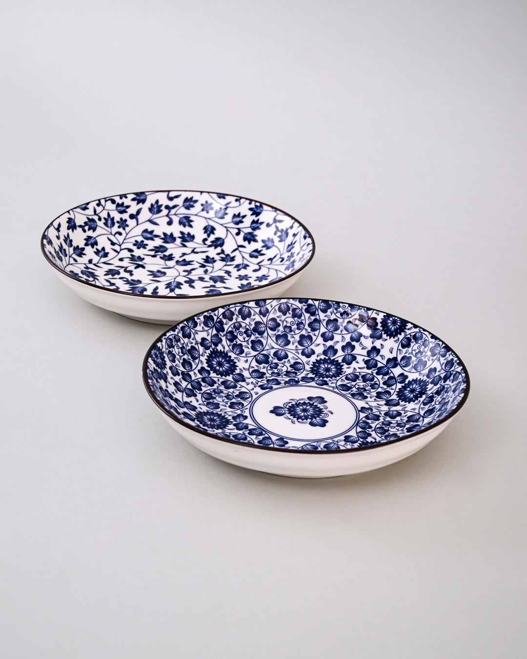 Indigo Blossom Harmony Pasta Bowl - Set Of 4