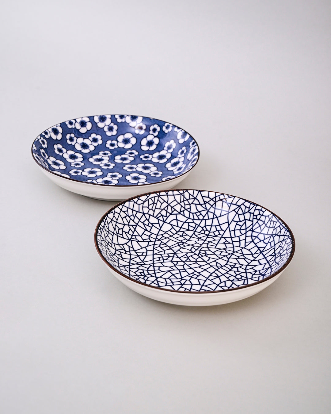 Indigo Blossom Harmony Pasta Bowl - Set Of 4