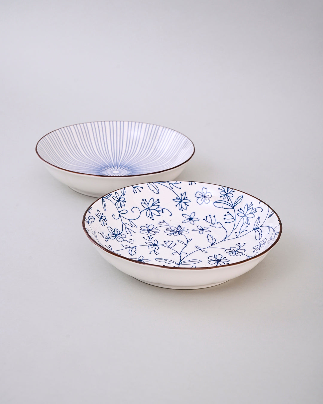 Radiant Stripes Pasta Bowl - Set Of 4