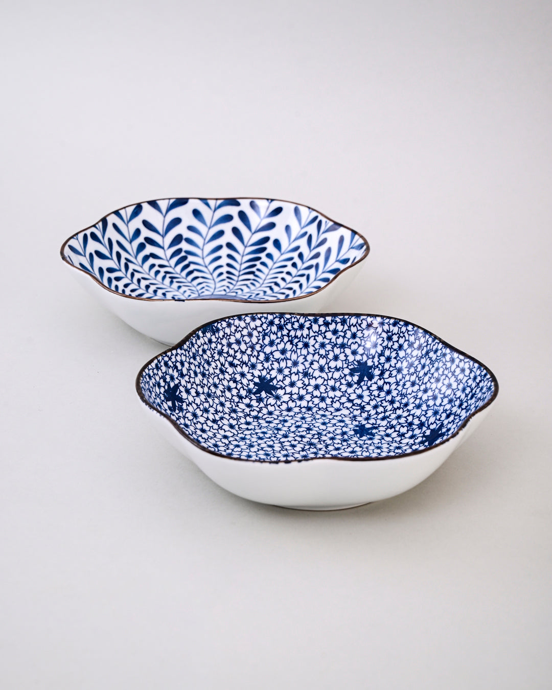 Blossom Radiance Scalloped Edge Bowl - Set Of 4