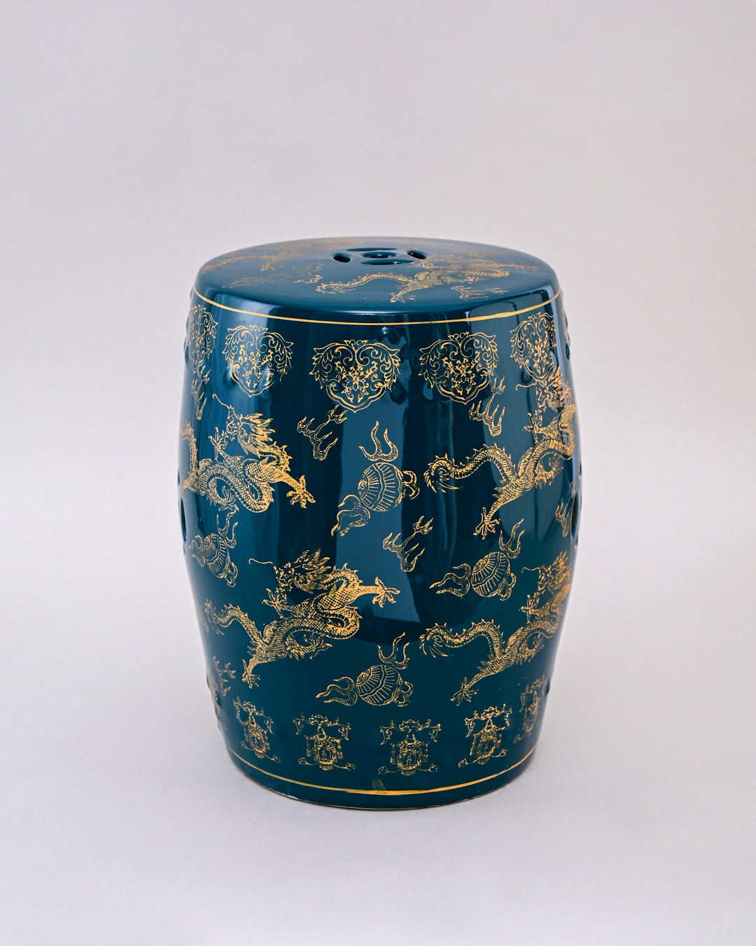 Imperial Dragon Garden Stool