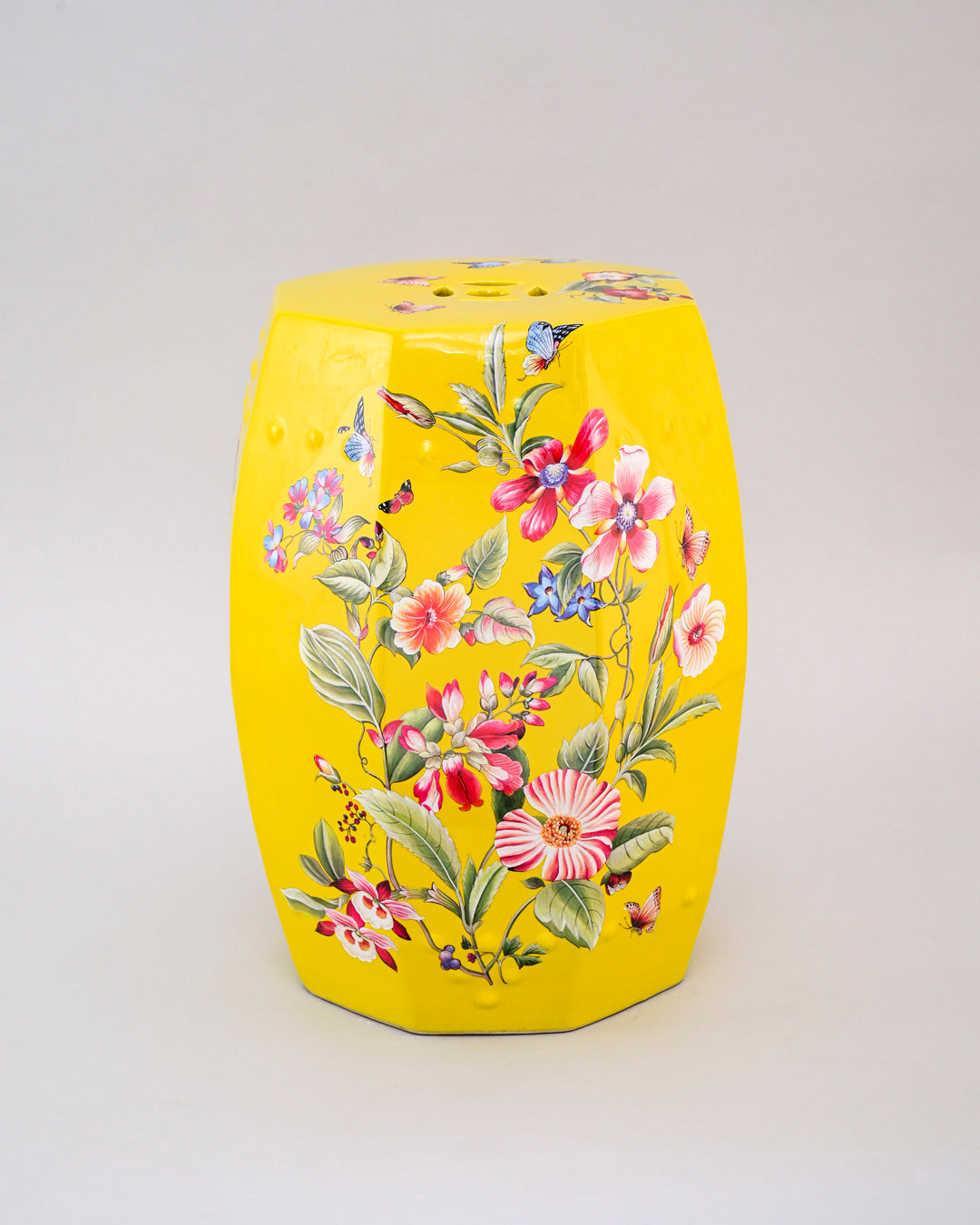 Butterflies Bloom Garden Stool