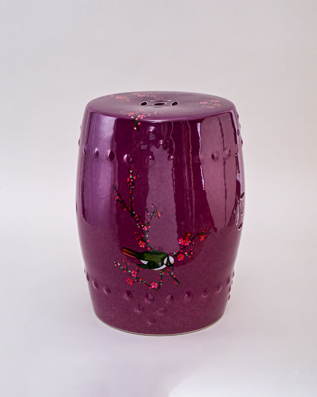 Plum Blossom Bird Garden Stool