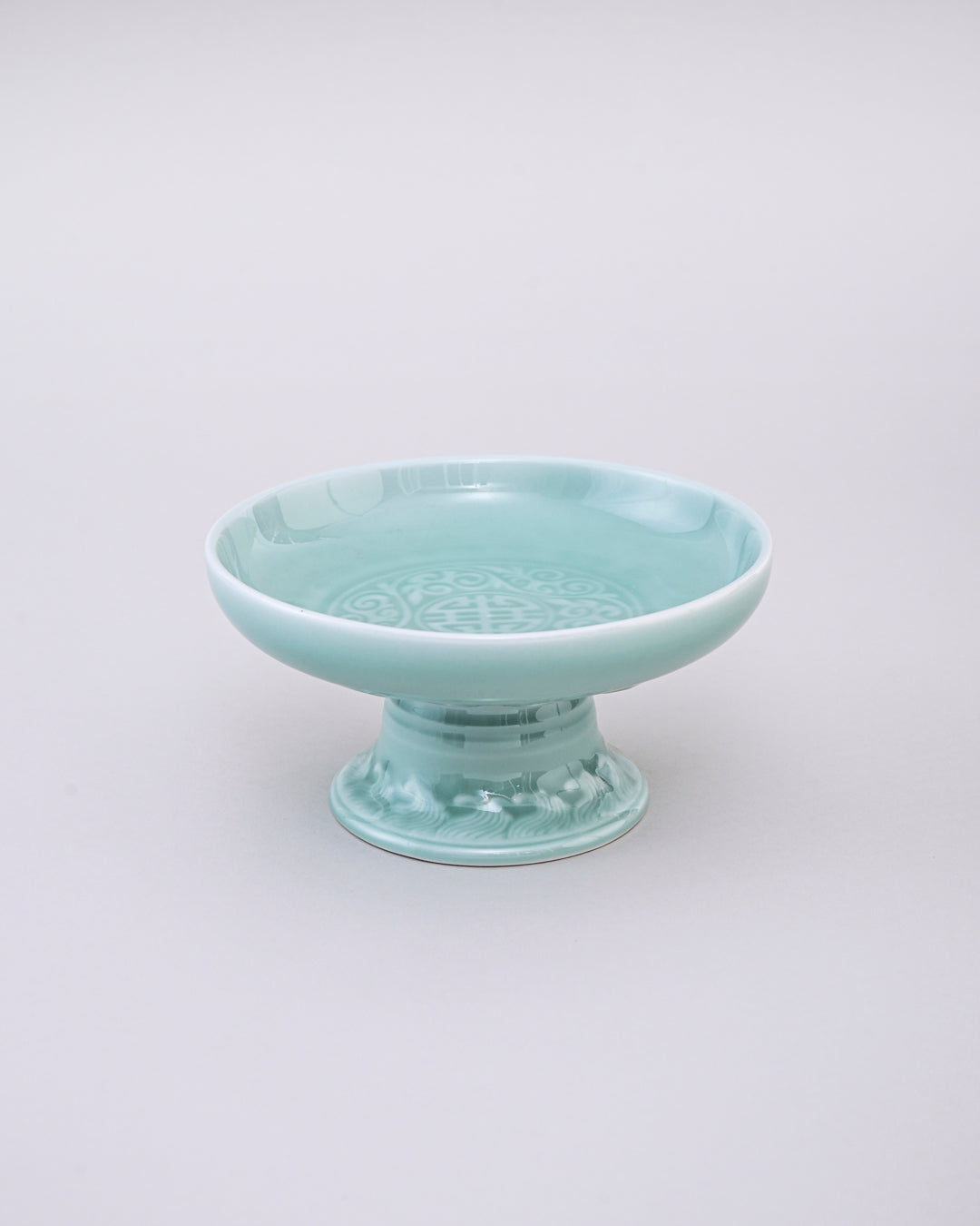 Celadon Green Glaze Cake Stand
