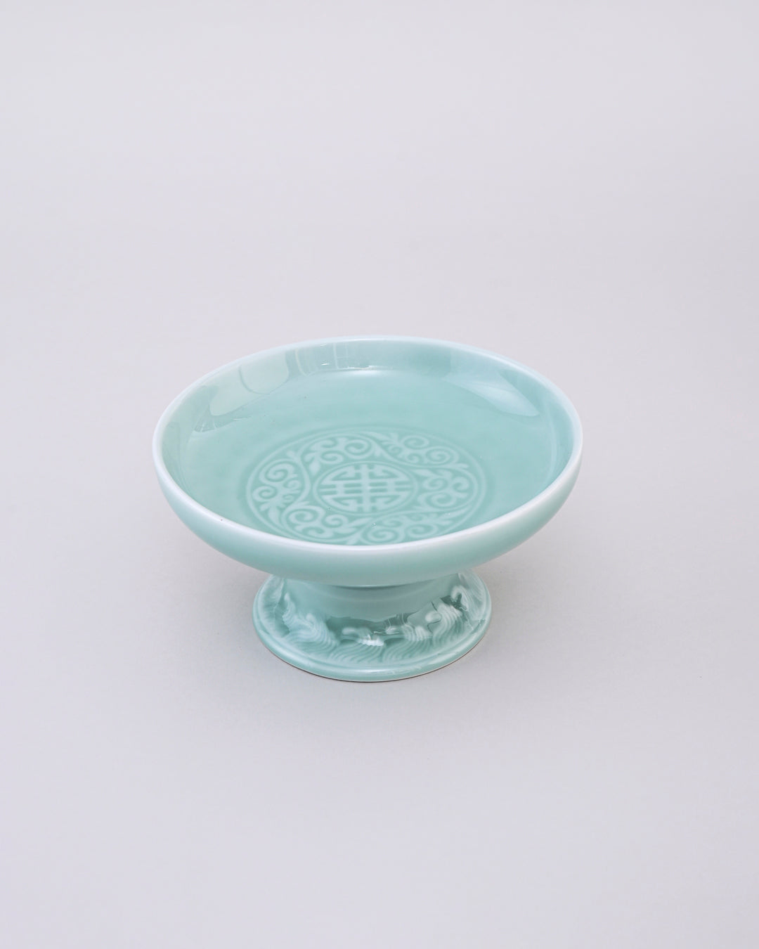 Celadon Green Glaze Cake Stand